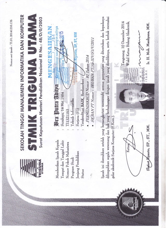 Ijasah Transkip