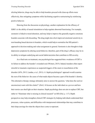 Hoarding Strategies.pdf Treating Hoarding Disorder | PDF