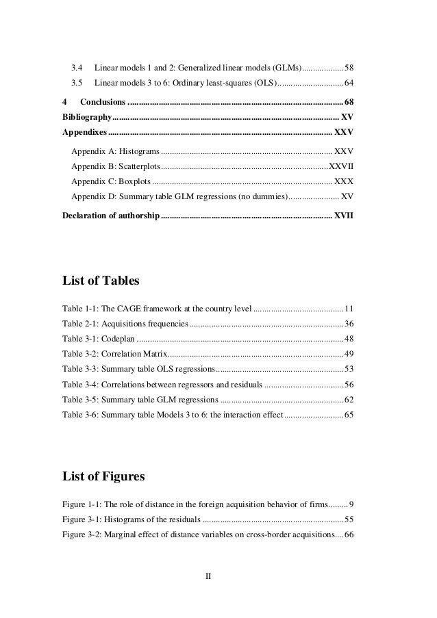 Master thesis mergers and acquisitions