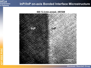 Inp Former IEEE PVSC Wafer Bonding MG0617 | PPTX