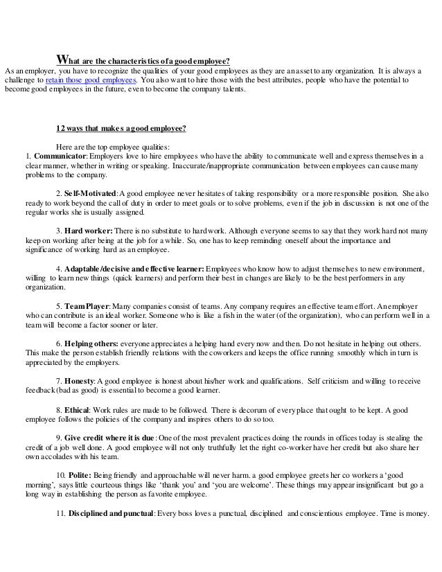 o1008 identity qualities of a hard worker