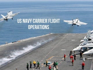 US Navy carrier flight
operations
 