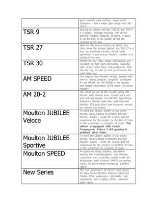 The Moulton Bicycle | DOCX