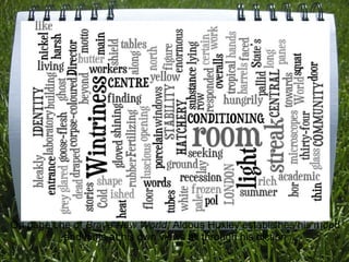 #9 - Study an author's diction in-depth:
On page one of Brave New World, Aldous Huxley establishes his mood
          and hints at his own views all through his diction.
 