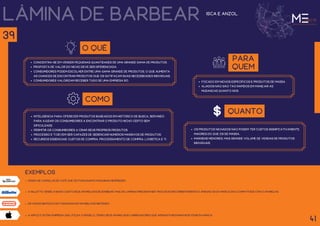 lâmina de barbear isca e anzol.
O QUÊ
concentra-se em vender pequenas quantidades de uma grande gama de produtos.
proposta de Valor do nicho deve ser diferenciada.
Consumidores podem escolher entre uma gama grande de produtos, o que aumenta
as chances de encontrar produtos que os satifaçam suas necessidades individuais.
Consumidores valorizam receber tudo de uma empresa só.
para
quem
Focado em Nichos específicos e produtos de Massa.
aliados não são tão rápidos em manejar as
mudanças quanto nós.
como
Inteligência para oferecer produtos baseados em histórico de busca, servindo
para ajudar os consumidores a encontrar o produto nicho certo sem
dificuldade.
permitir os consumidores a criar seus próprios produtos.
processo e TI devem ser capazes de gerenciar números massivos de produtos.
recursos essenciais: Custos de compra, processamento de compra, logística e TI.
Venda de capsulas de café que só funcionam e máquinas Nespresso
exemplos
41
39
quanto
Os produtos nichados não podem ter custos significativamente
maiores do que os de massa.
Margens menores, mas grande volume de vendas de produtos
individuais.
a gillette vende a baixo custo seus aparelhos de barbear, mas as lâminas precisam ser trocadas recorrentemente e apenas os da marca são compatíveis com o aparelho
Os jogos NINTeNDO SÓ FUNCIONam eM aparelhos nintendo.
a apple é outra empresa que utiliza o modelo, tendo seus aparelhos carregadores que apenas funcionam nos itens da marca.
 