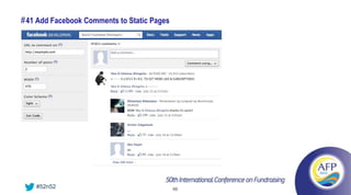 # 41 Add Facebook Comments to Static Pages




    #52n52                                   66
 