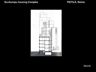 Secció Suvikumpu housing Complex  PIETILÄ, Reima   