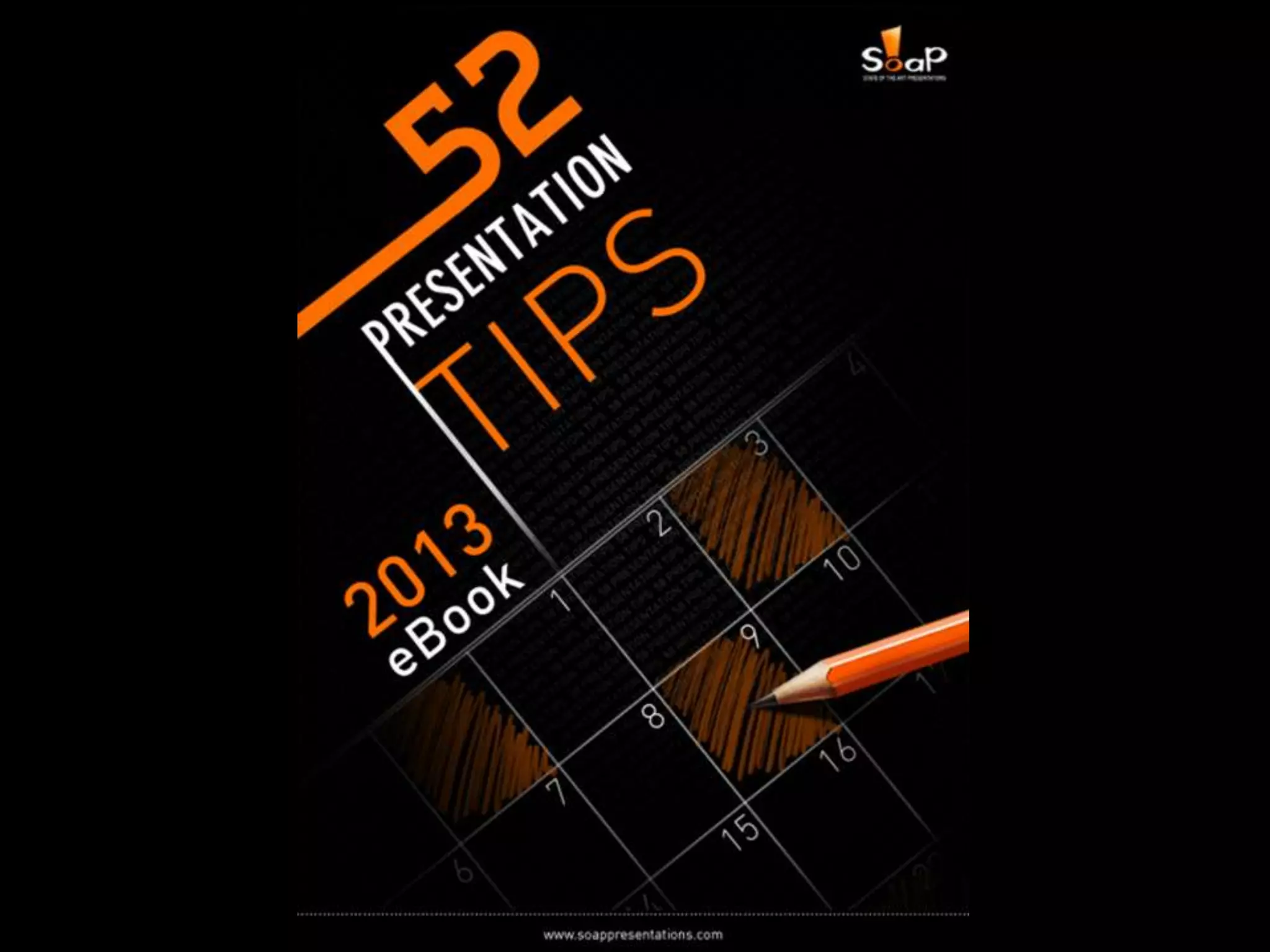 52 Presentation Tips by SOAP