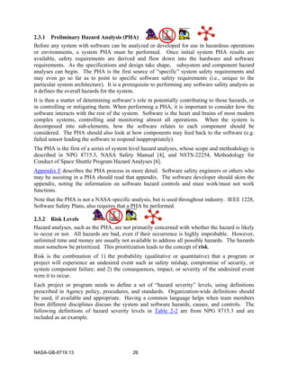 NASA Software Safety Guidebook | PDF
