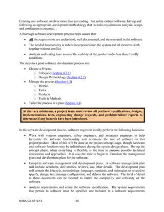 NASA Software Safety Guidebook | PDF