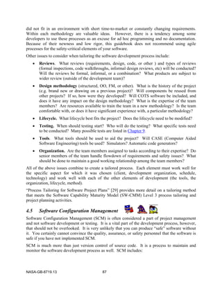 NASA Software Safety Guidebook | PDF