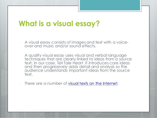Visual essays