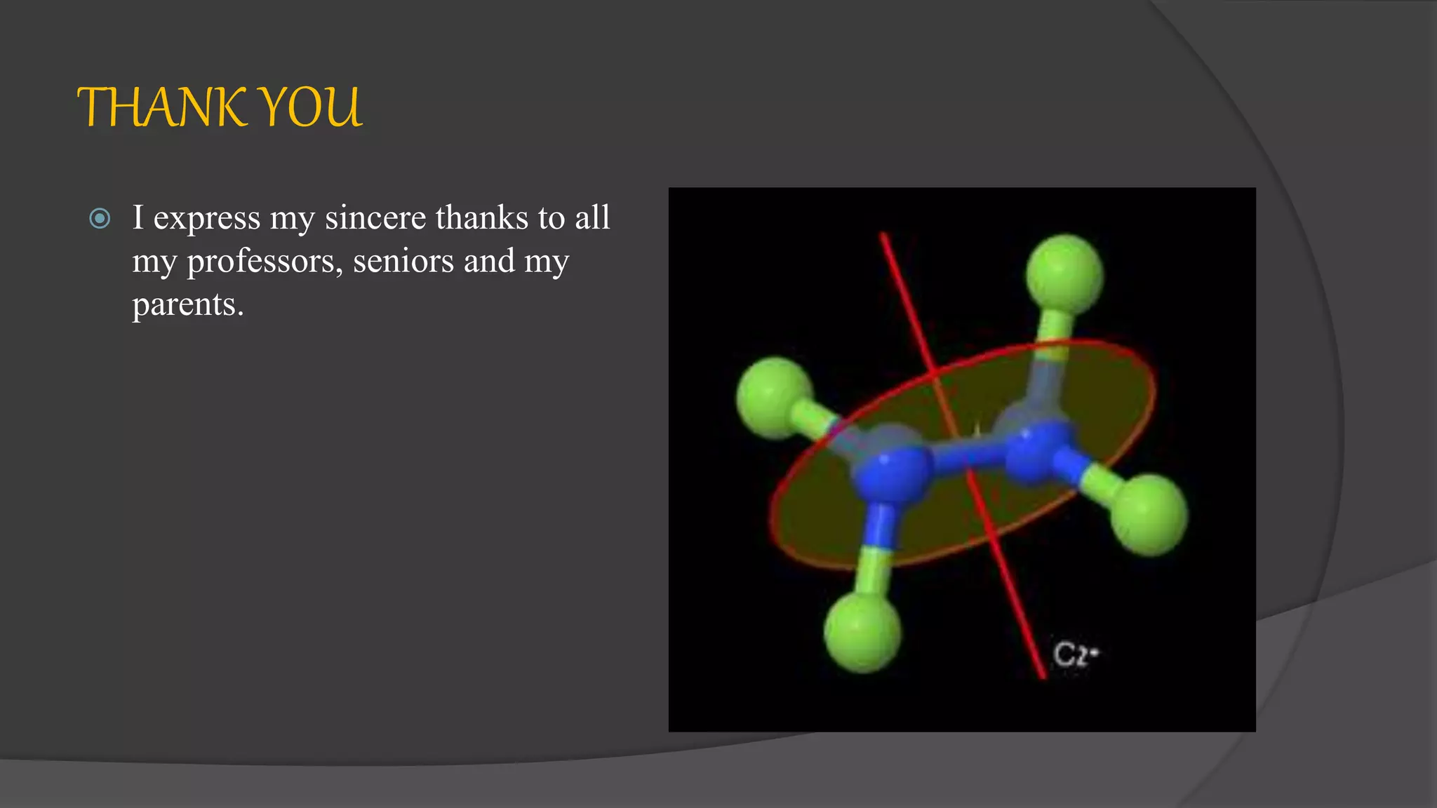 THANK YOU
 I express my sincere thanks to all
my professors, seniors and my
parents.
 