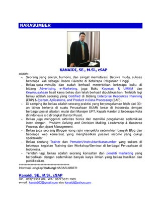 Silabus Training "Effective Mastering PROBLEM & Analysis" | PDF