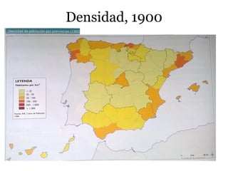 Densidad, 1900
 