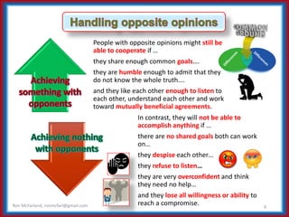 Argue Successfully & Achieve Something