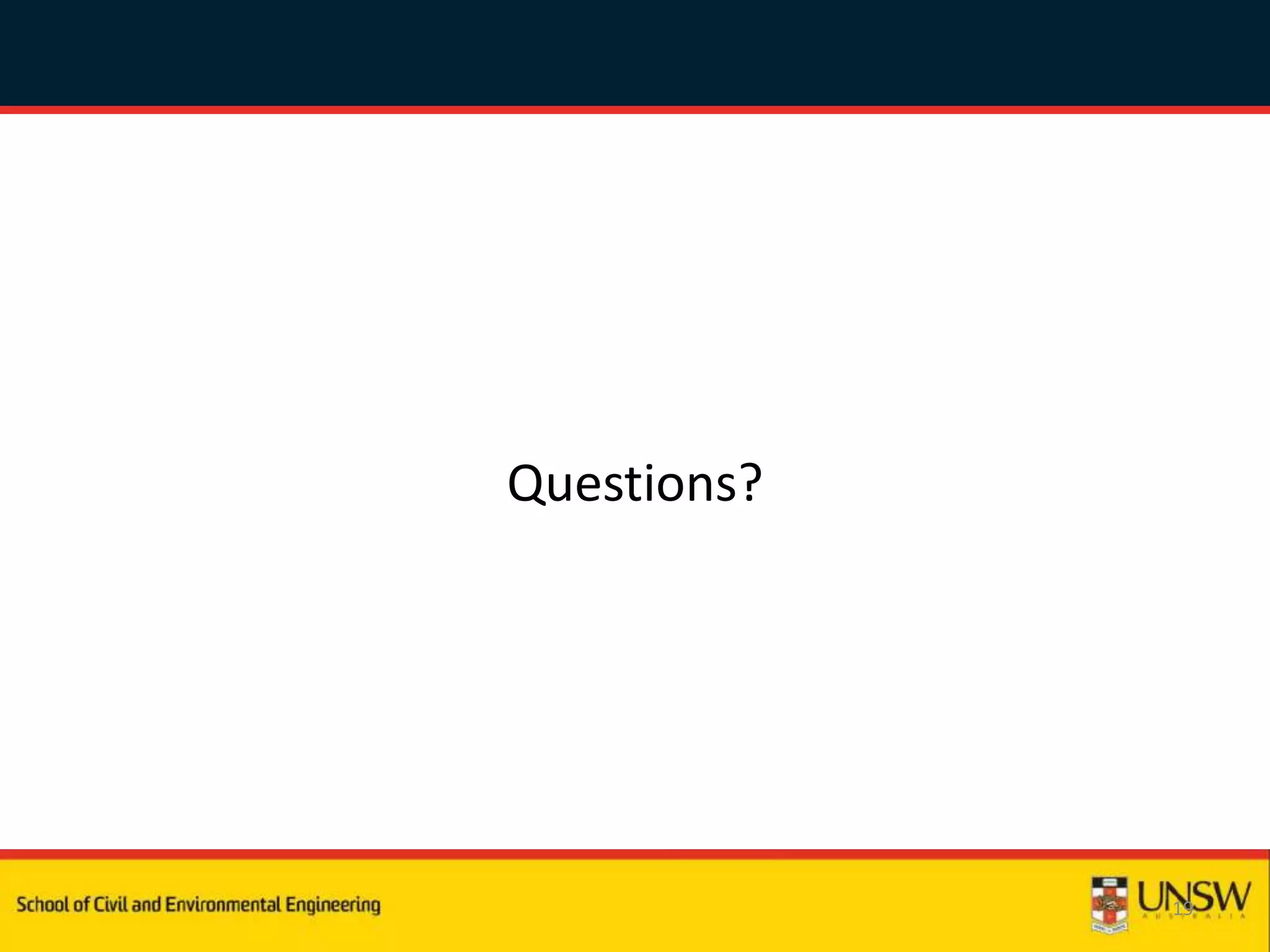 Questions?
19
 