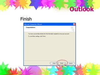 วิธีการใช้งานโปรแกรม Outlook ต่อ7. ท่านสามารถเข้าไปเช็คค่าที่ตั้งไว้เพื่อตรวจสอบความถูกต้องอีกครั้ง โดยคลิกเมนู Tools เลือก Accounts คลิกแถบ Mail คลิก Properties ด้านขวา แล้วคลิกที่แถบ Servers เช็คค่าต่างๆ อีกครั้ง