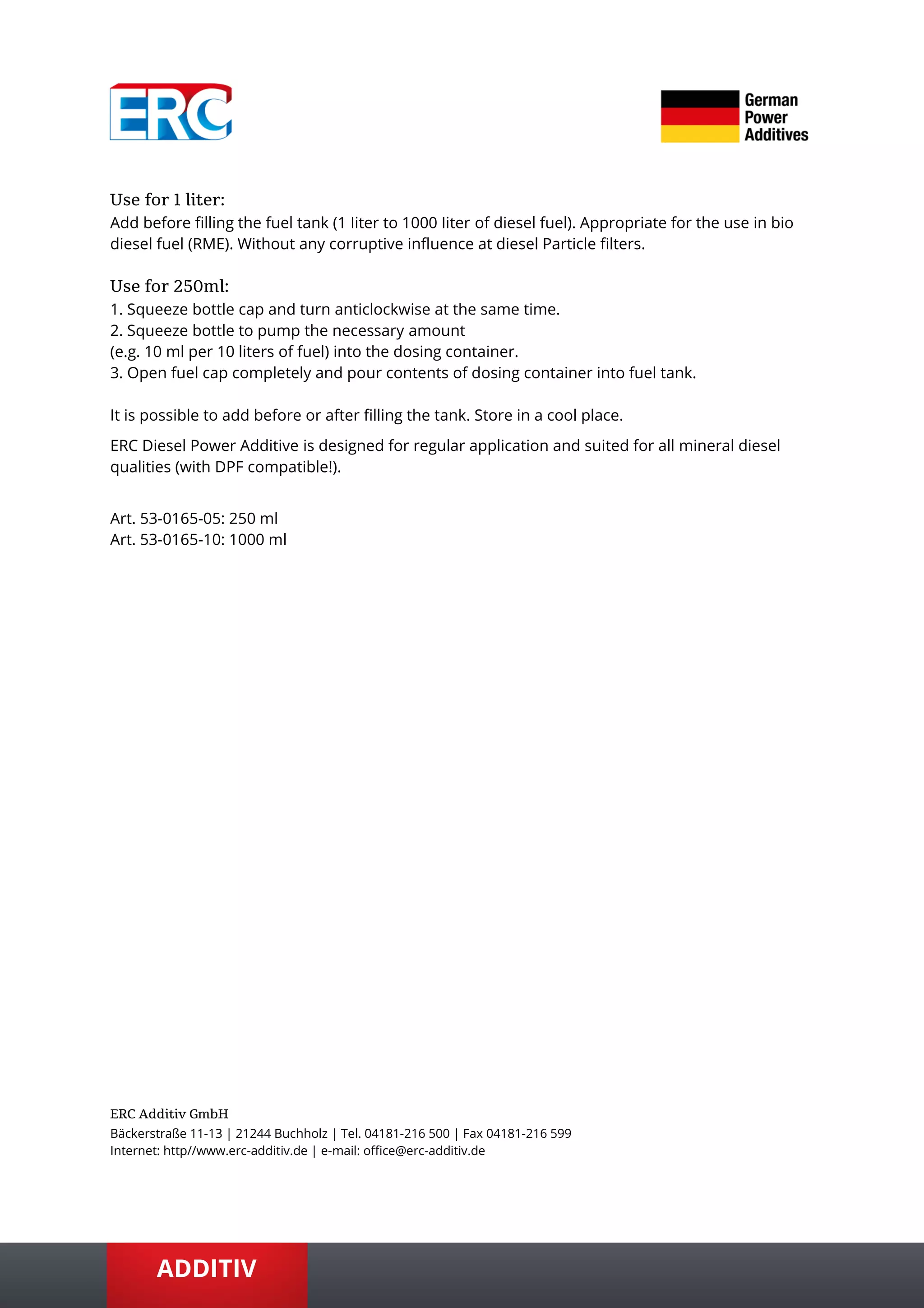 53 0165 ERC diesel_plus1000 | PDF