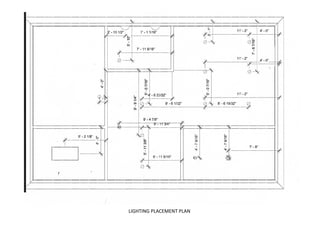 LIGHTING PLACEMENT PLAN
 