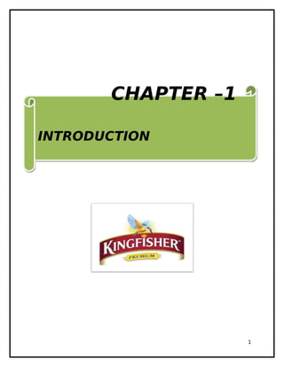 1
CHAPTER –1
INTRODUCTION
 