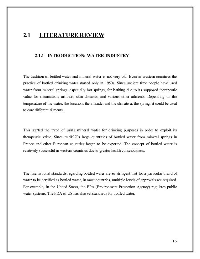 literature review about nestle