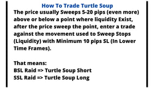 Turtle Bsl Comprehensive Forex Market Structure and Powerful Trading Setups | PDF