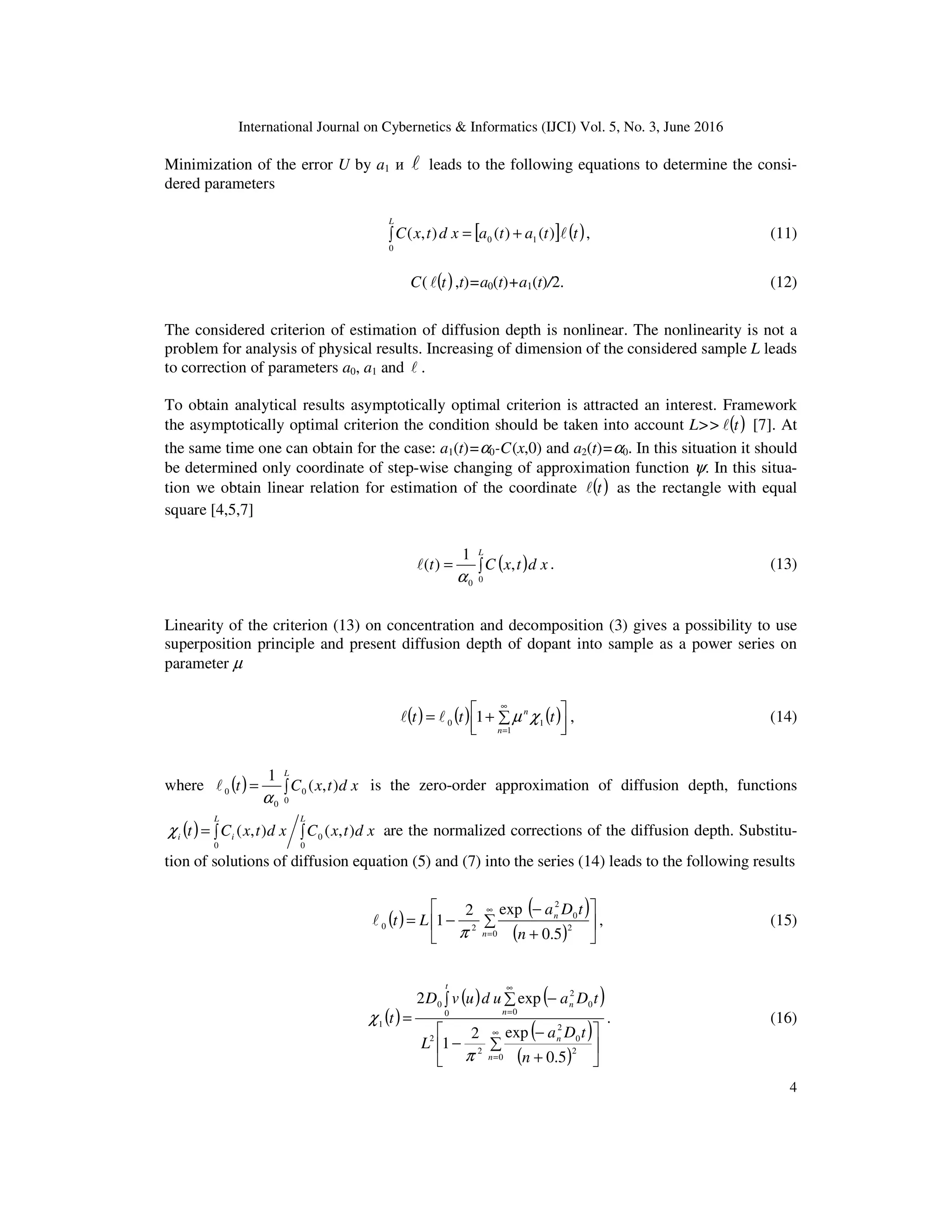 Controlling of Depth of Dopant Diffusion Layer in a Material by Time ...