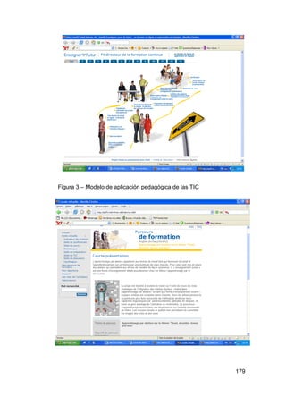 Figura 3 – Modelo de aplicación pedagógica de las TIC




                                                        179
 