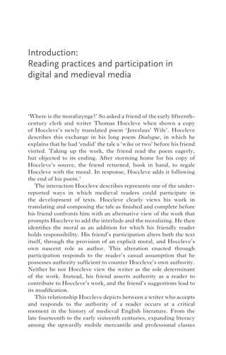 Reader Participation Participatory Reading In Latemedieval England Heather Blatt | PDF