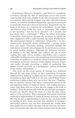 Reader Participation Participatory Reading In Latemedieval England Heather Blatt | PDF