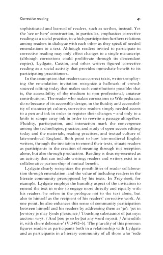 Emendation Example Participatory Reading In Latemedieval England Heather Blatt | PDF