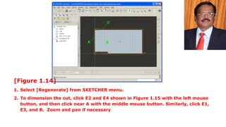 Step by step Process of creating components using Pro E | PPTX