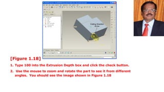 Step by step Process of creating components using Pro E | PPTX