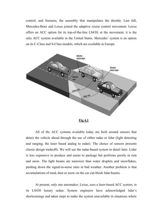 adptive cruise control report | DOCX