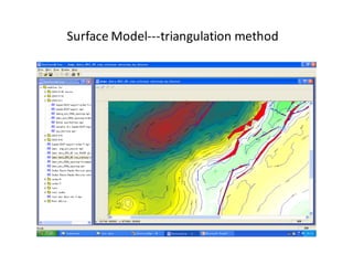 Surface Model---triangulation method
 