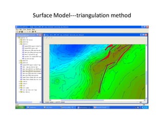 Surface Model---triangulation method
 
