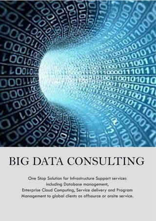 www.martonline.in 1March 2014
BIG DATA CONSULTING
One Stop Solution for Infrastructure Support services
including Database management,
Enterprise Cloud Computing, Service delivery and Program
Management to global clients as offsource or onsite service.
 