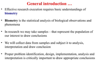 General Introduction to research method. | PPTX