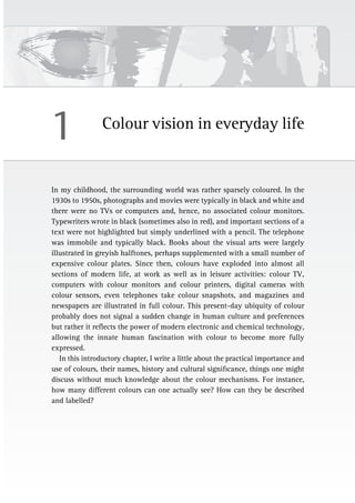 Colours And Colour Vision An Introductory Survey Daniel Kernell | PDF