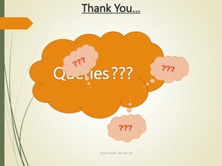 Thank You…
Ashish Gohel , 8th sem ISE
 