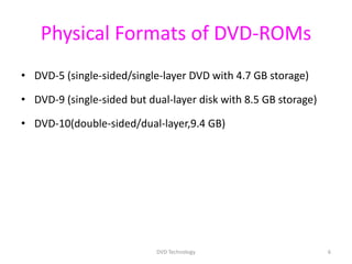 15 Dvd Classification DVD TECHNOLOGY SANTHOSH GUNDA BY SAIKIRAN PANJALA | PPTX