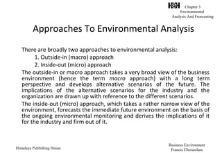 Environmental analysis | PPT