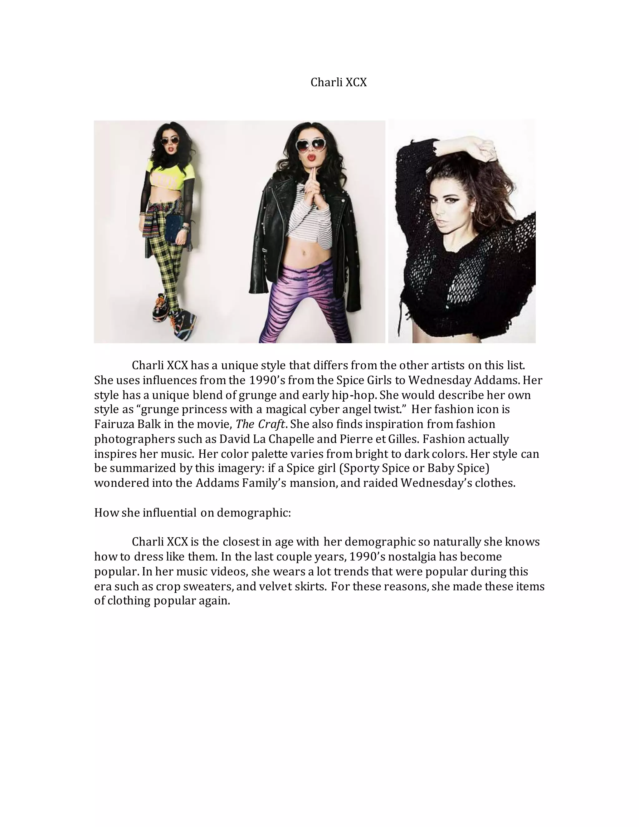 Marina and the Diamonds, Lana Del Rey, and Charli XCX- A New Wave of ...