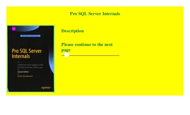 Pro sql server internals