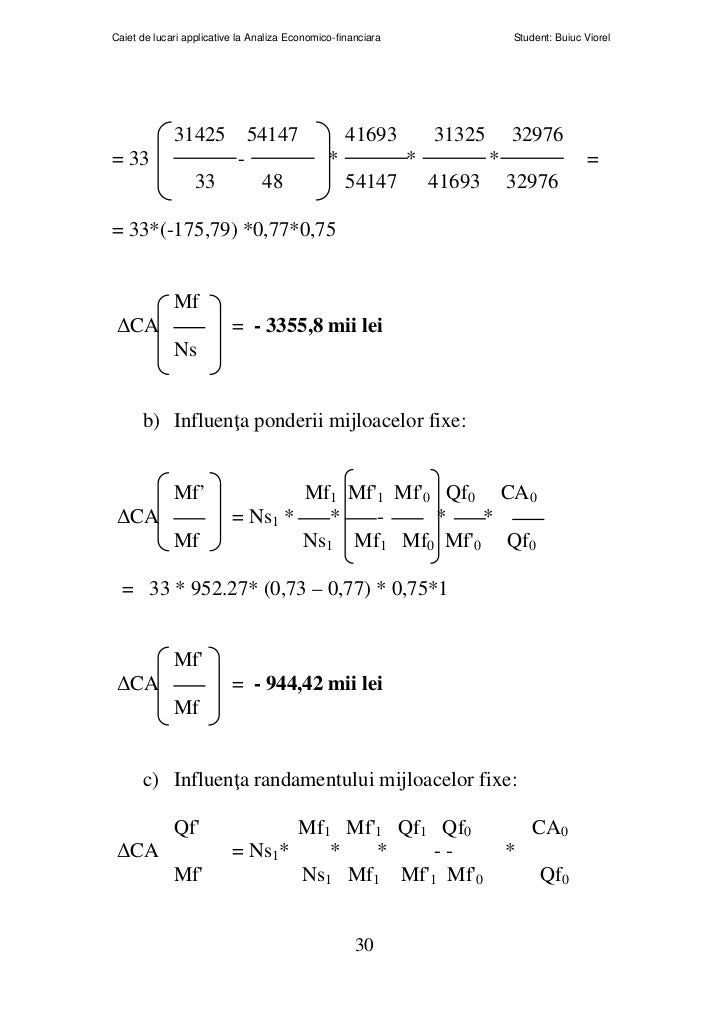 53510163 Caiet Aplicatii Analiza Economico F