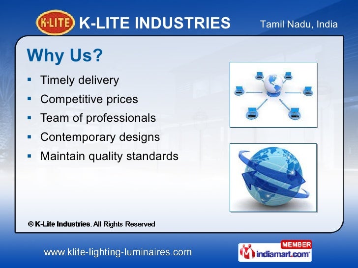 INDOOR LIGHTING by KLite Industries Chennai