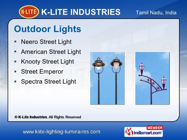 INDOOR LIGHTING by KLite Industries Chennai