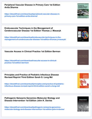 Endovascular Intervention for Vascular Disease Principles and Practice ...