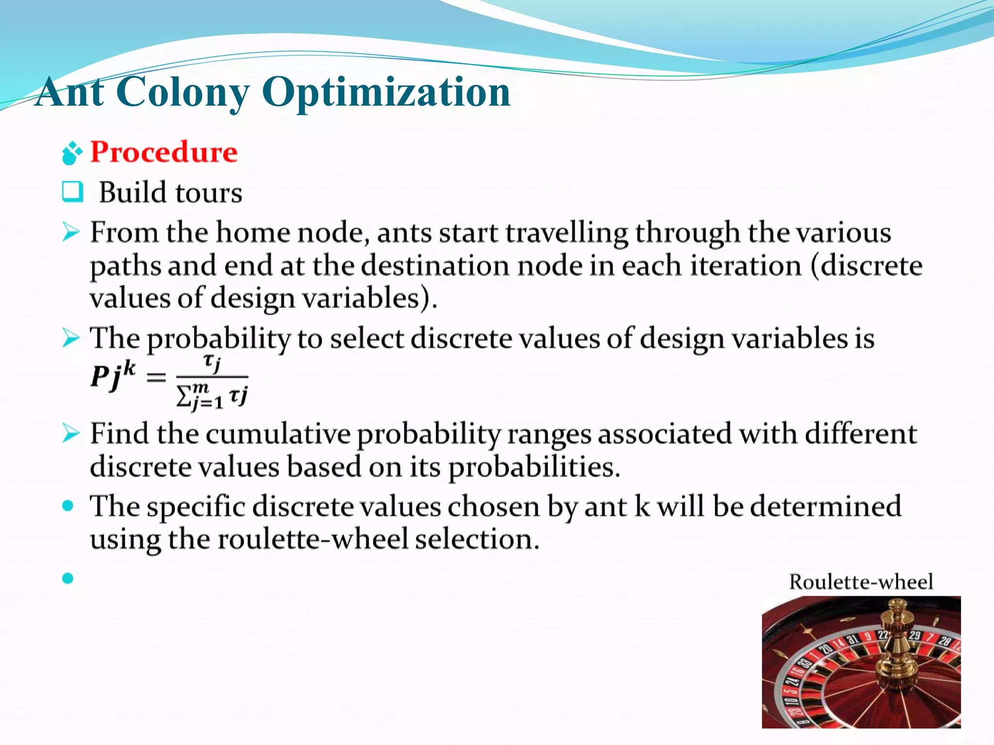 Ant Colony Optimization

 